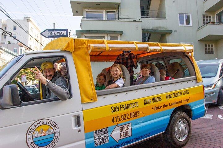 San Francisco: Best City Highlights Tour Open Air Van Small Group