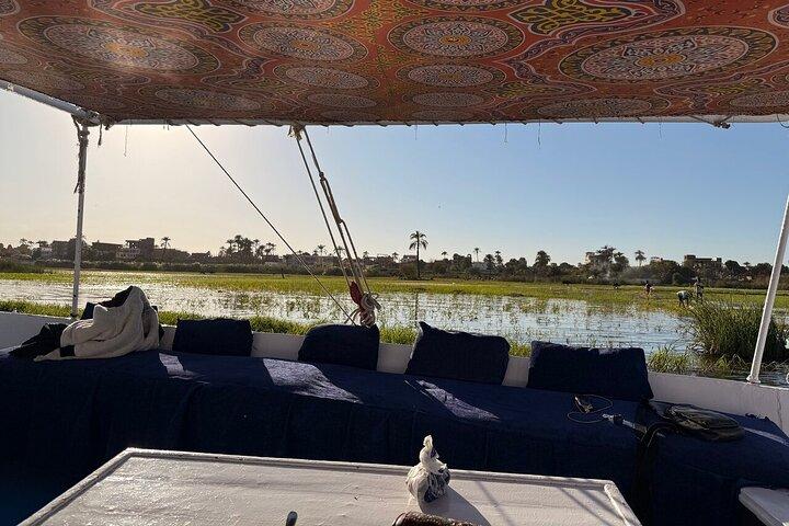 Zonsondergang Felucca Sailing Boat Ride pick-up en H drankjes