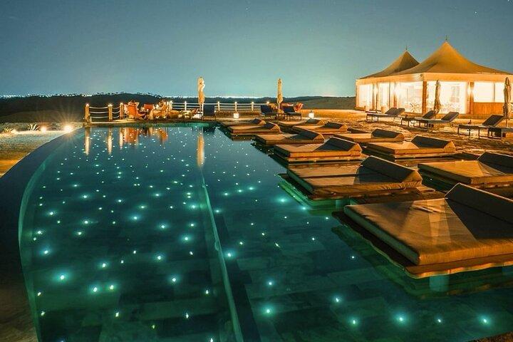 Agafay Desert Pool Day Pass with Lunch & Transfers from Marrakech