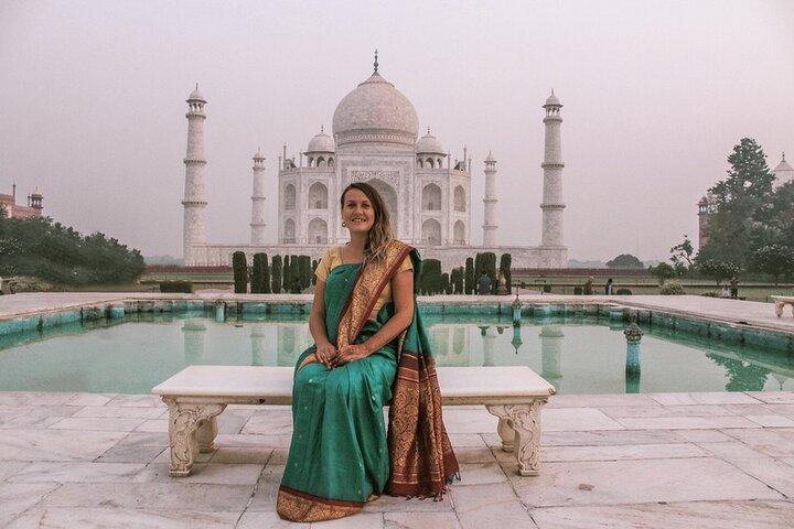 Visite privée du Taj Mahal Sunrise & Agra Fort au départ de Delhi