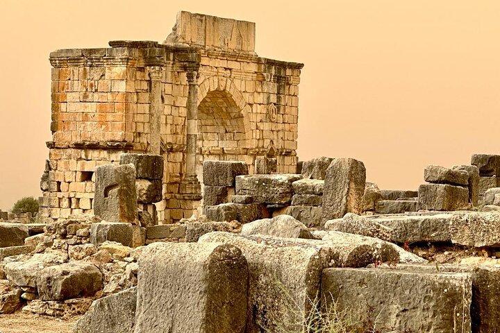 Volubilis, Moulay Idriss Zarhoun und Meknes Autotour ab Fes