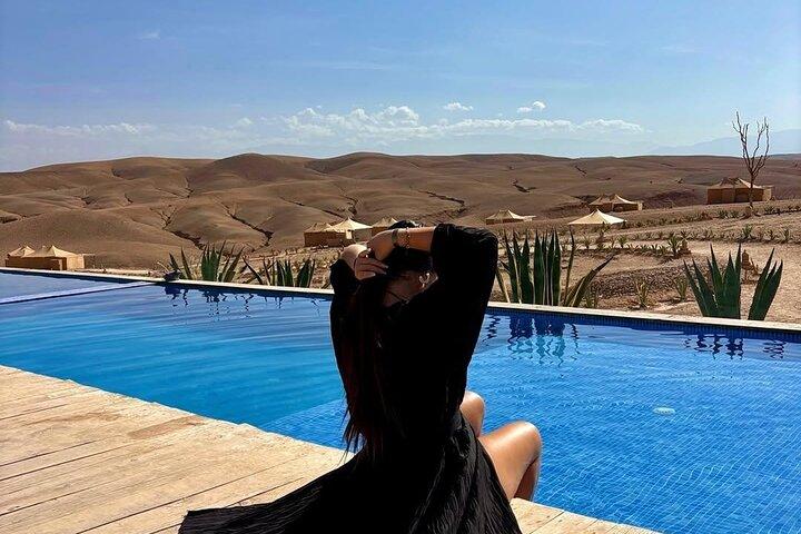 Marrakech Desert: Agafay & Quad og Camel ride, Lunch, og Pool