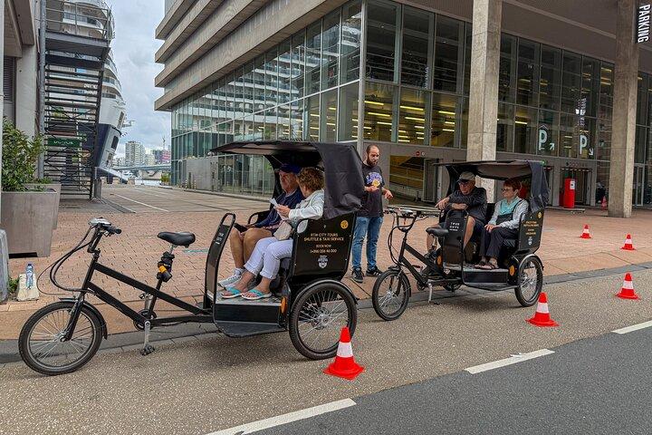 Visite privée de Rotterdam en pédicab/Rickshaw avec un Guide local