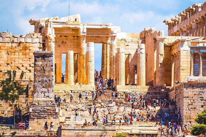 Athens: Guided Mythology Walking Tour Acropolis View