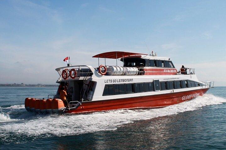 Traslado Rápido en Barco Sanur a Nusa Lembongan Ida o Vuelta