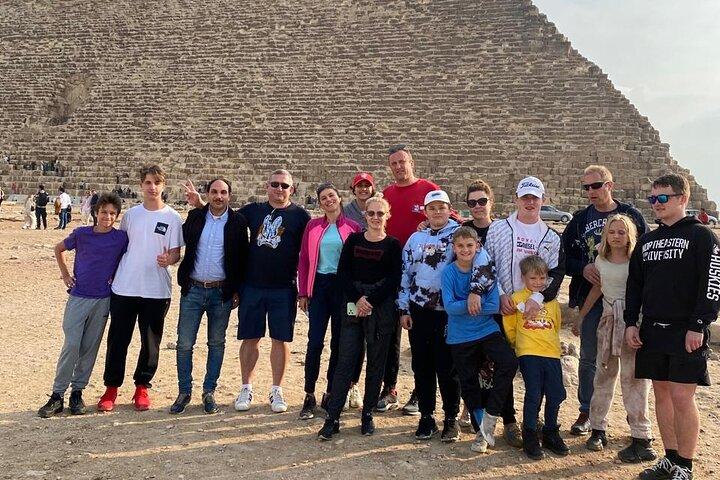 Excursion d'une journée à Gizeh Pyramides & Sphinx & Grand Egyptian Museum&Bazzar