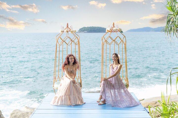 Phuket Rock Beach Swing Instagram Spot de fotos y vista al mar