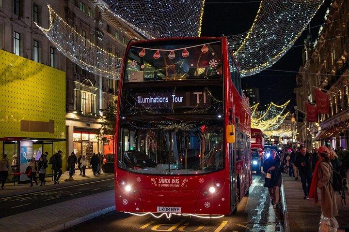 Christmas Lights Santa Sleigh Open-Top Tour
