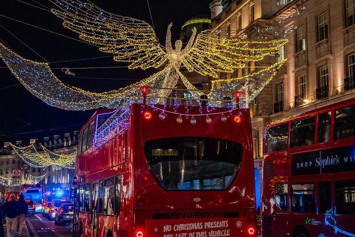 Christmas Lights Santa Sleigh Open-Top Tour