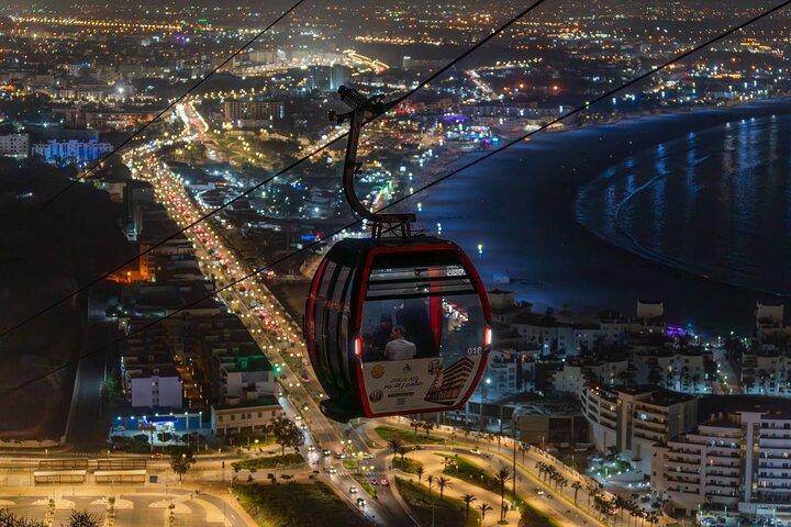 Agadir Night Cable Car Round Trip Ticket
