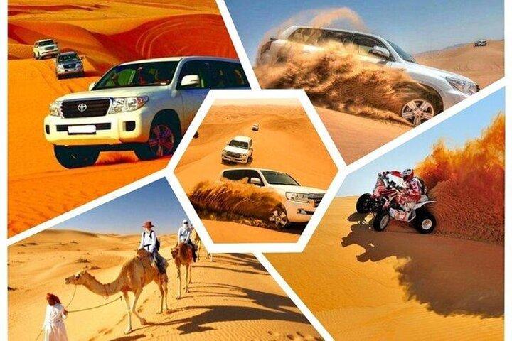 Doha : Quad Bike Desert Safari サンドボード＆ラクダ乗り付き