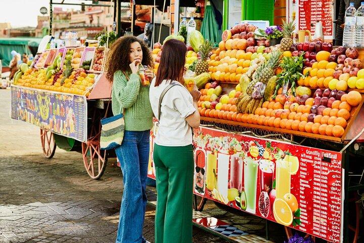 Marrakech Food Tasting Walking Tour mit Abendessen inklusive