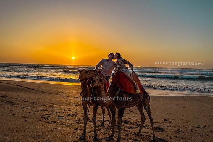 Sunset Camel Ride em Tânger com Cap Spartel & Hercules Caves