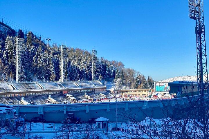 Excursion privée dans les stations de ski de Medeu et Shymbulak
