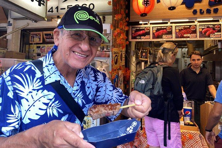 Tsukiji Market Food Crawl: 5 fersk fisk og skaldyr smagsprøver, lokal Vejleder