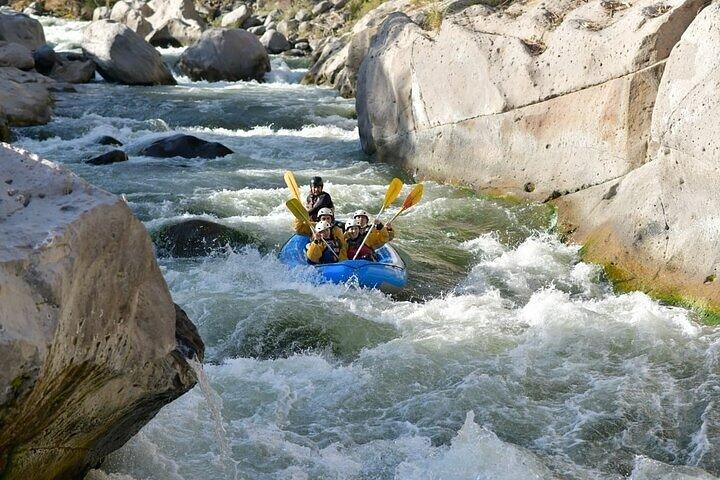 Rafting nel fiume Arequipa Chili Tour di mezza giornata