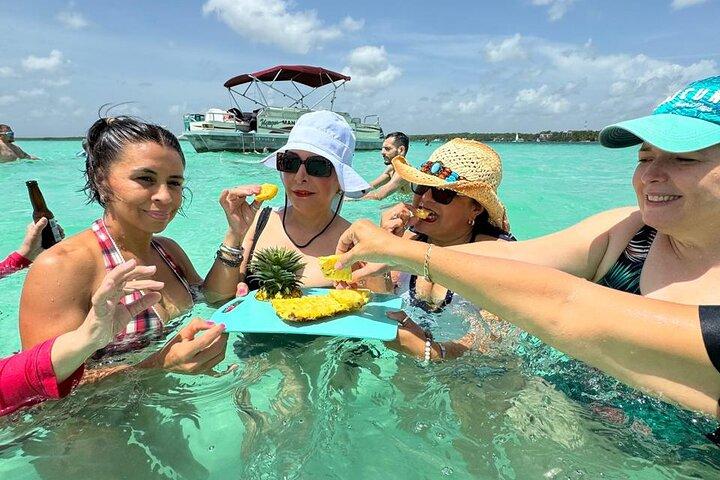 Excursion de 7 couleurs au lagon Bacalar au départ du port de croisière Costa Maya