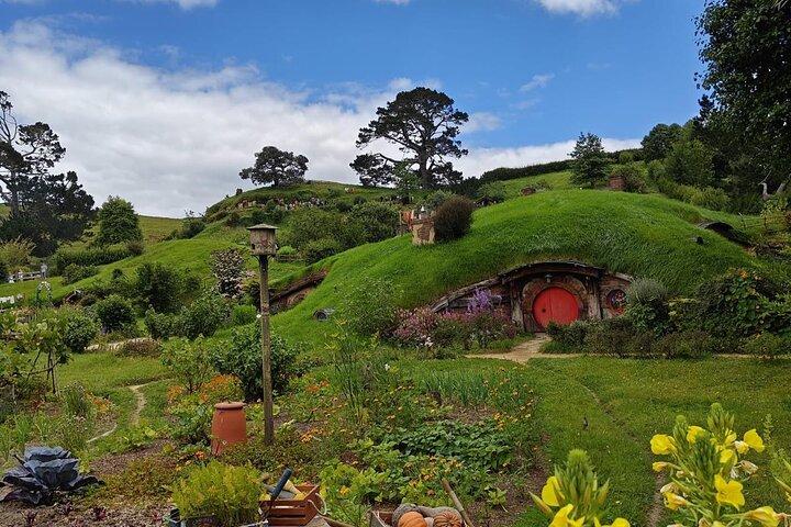 Visita guiada de un día al Hobbiton Movie Set con almuerzo desde Auckland