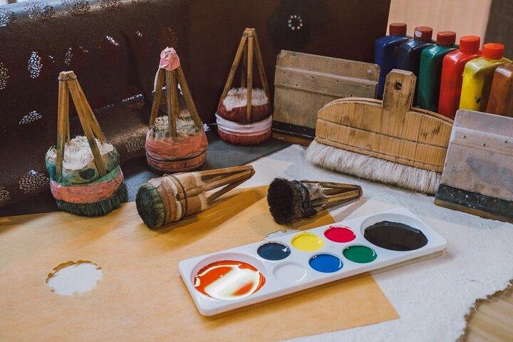 Kyoto : Yuzen Dyeing Workshop com Souvenir de Tenugui