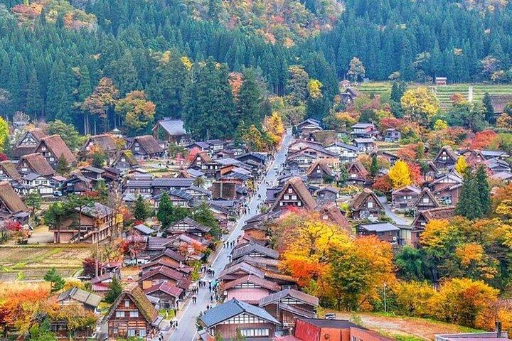 Shirakawa-go, Hida Takayama-dag en oude binnenstadstour vanuit Nagoya
