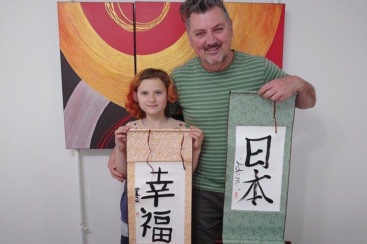 Traditionele Kalligrafie-ervaring in de buurt van Dotonbori