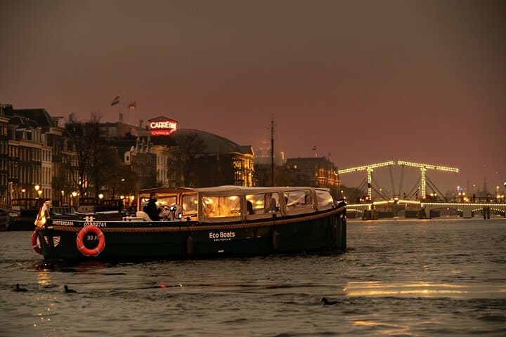 Amsterdam Evening (Sunset) Canal Cruise with optional drinks