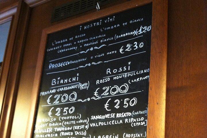 Tour enogastronomico di Venezia - mangiare e bere come un locale