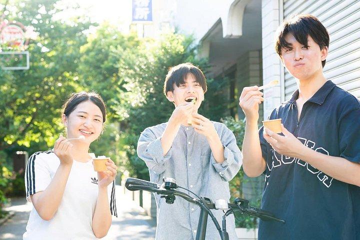 3時間の電動自転車で東京の名所を巡るプライベートツアー
