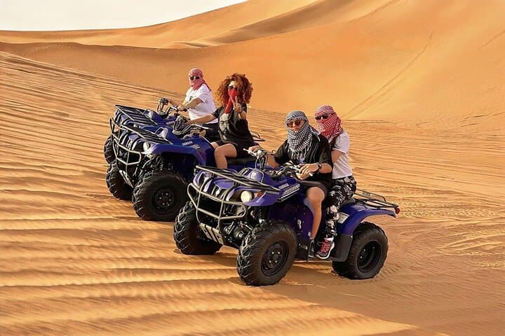 Dubai Red Dune Desert Safari with Quad, Camel & Live Show