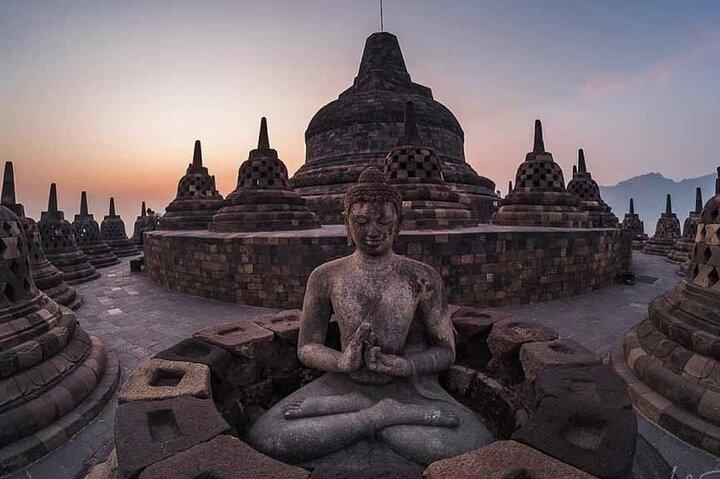 2 dage Borobudur Prambanan Merapi vulkan og ris terrasse tur