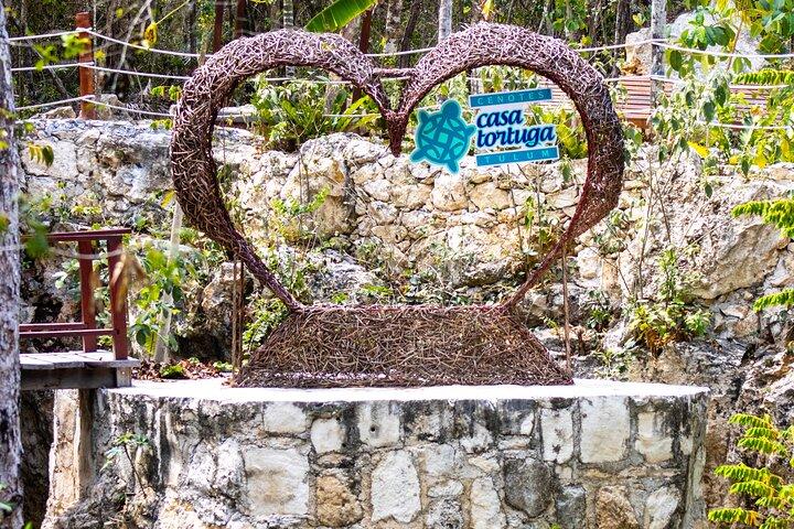 Parque Natural Casa Tortuga, Explora 5 Cenotes con almuerzo buffet