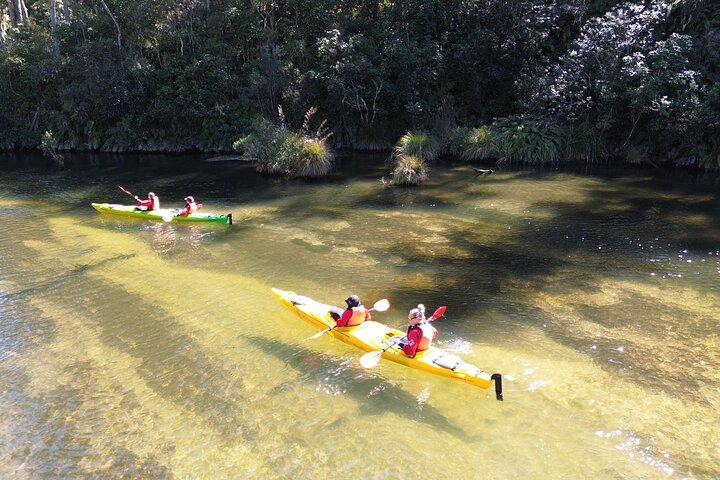 Hidden Lake Kayak Tour na jóia secreta de Taupō