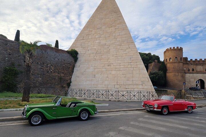 Tour panorámico de Roma en Cabriolet clásico