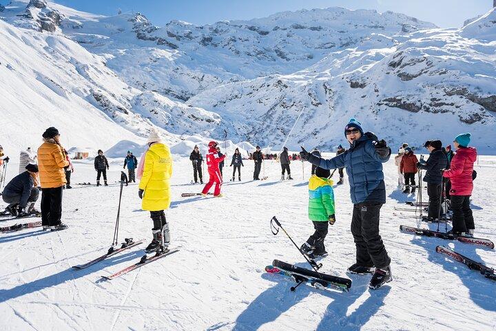ルツェルンからティトリス山でスキー初体験