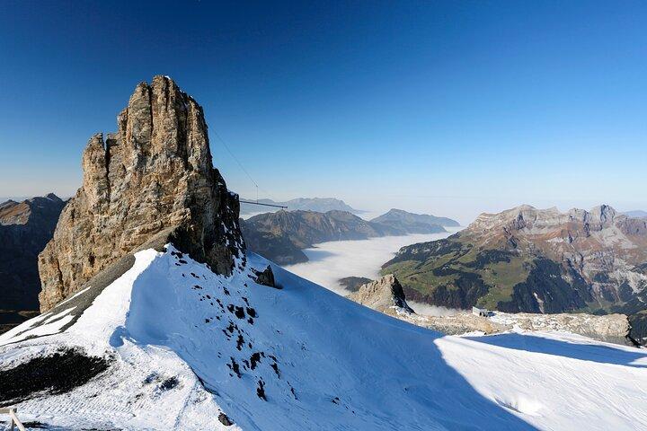 ルツェルンからティトリス山でスキー初体験