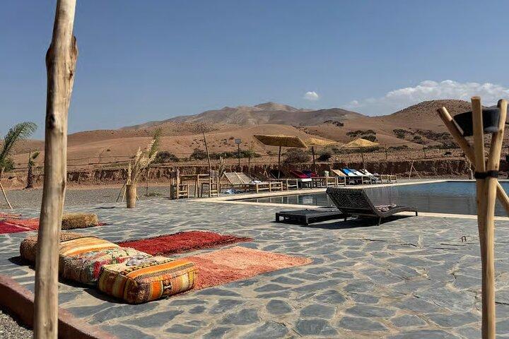 Agafay Desert Day Pass Quad, Camel Ride, Pool with Lunch