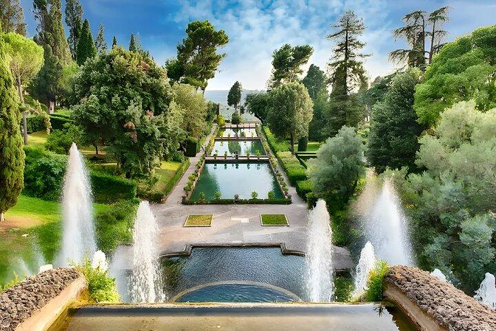 Excursion d'une demi-journée à Tivoli en villa Adriana ou villa d'Este
