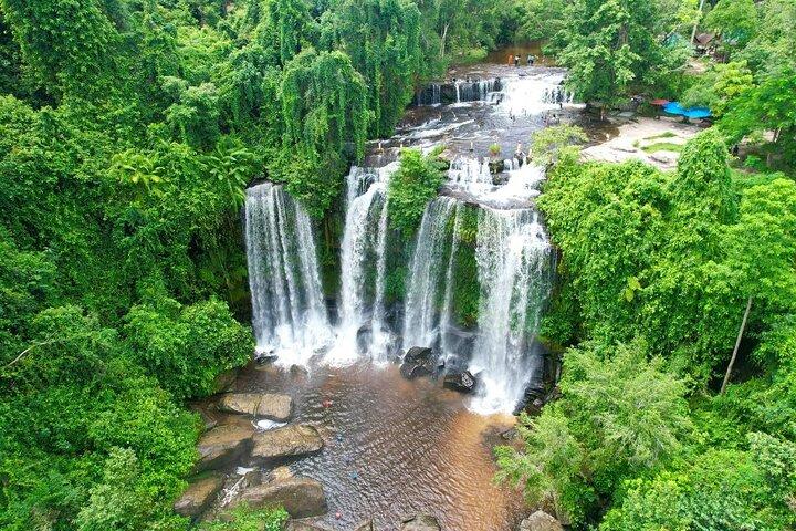 Excursion privée d'une journée à Phnom Kulen et Lingas River au départ de Siem Reap