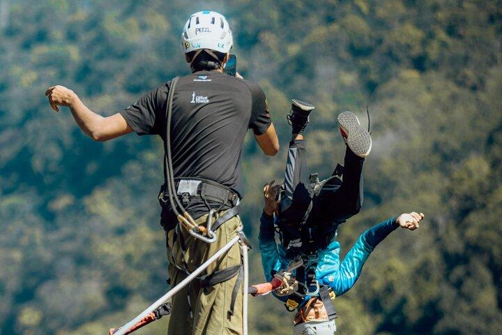 Kabelhopping i Lakshapana