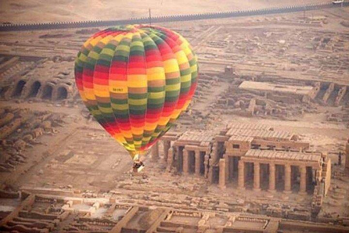 Hot air balloon ride over Luxor