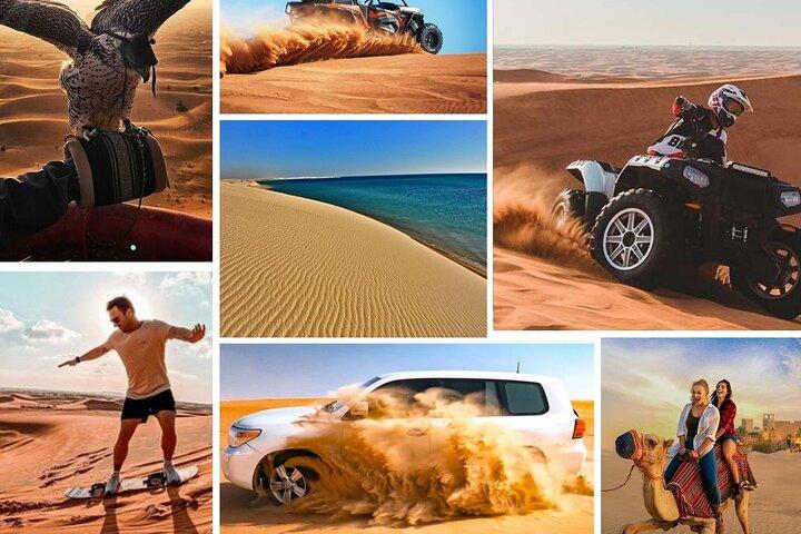 Doha: Dune Bashing, Quad Bike Or Buggy, Camel Ride & Sandboarding
