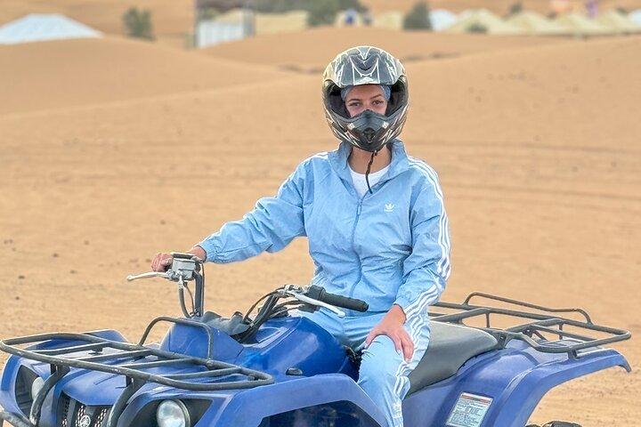 Paseo en quad de 1 hora en el desierto del Sahara Merzouga (duna de arena)