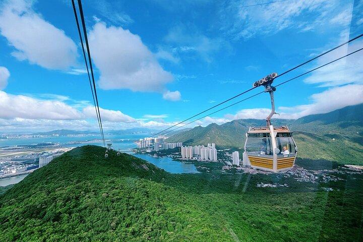 Isla Lantau : Gran Buda, Teleférico de cabina de cristal & Recogida de Tai O