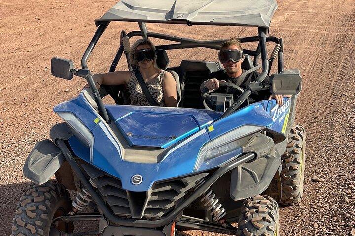 Excursion 1 buggy hour and 1 camel hour