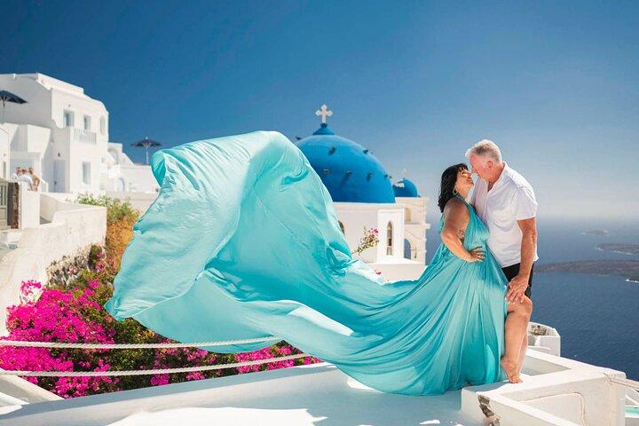 Santorini vestido voador