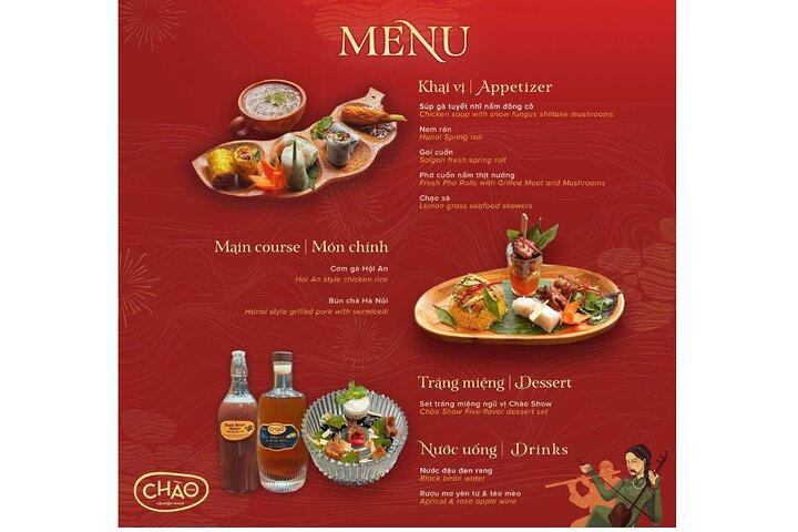 Ho Chi Minh : spettacolo Chào con cena e ritiro in hotel
