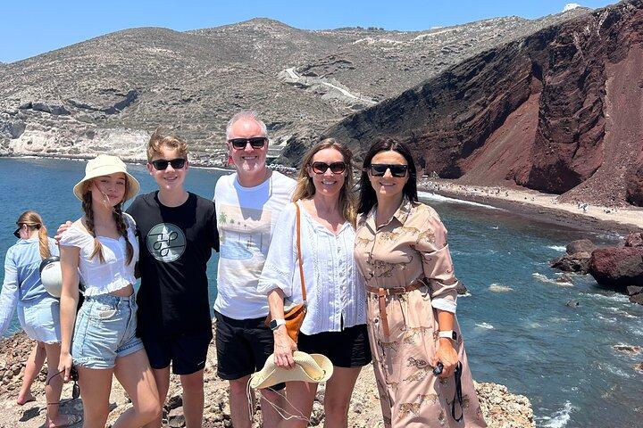 Excursão privada de meio dia em Santorini