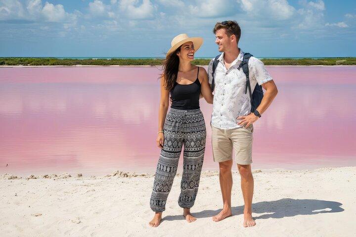 Las Coloradas Pink Lake & Rio Lagartos Visita guiada + Entrada