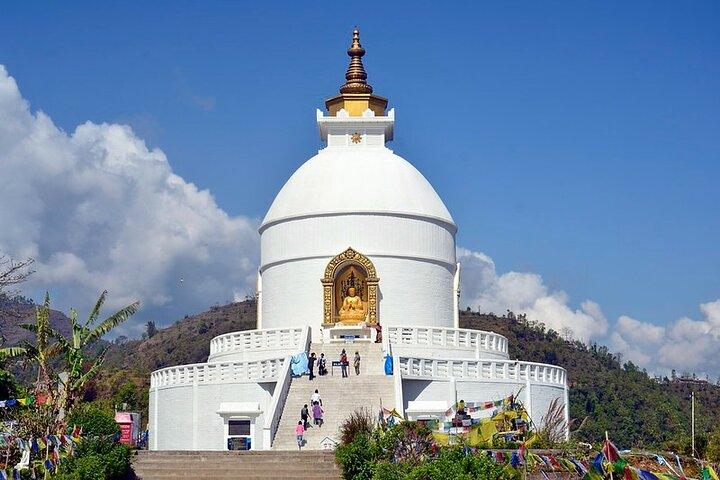 Caminhada do dia para Pumdikot - World Peace Stupa