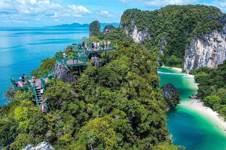 Koh Hong Early Bird & 4 Islands Day Tour em barco de velocidade de Krabi